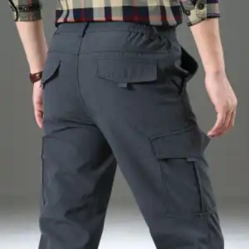 Pánské jarní a podzimní outdoorové turistické kalhoty Rychleschnoucí kombinézy Rovné volné kalhoty