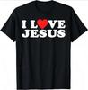 I Love Jesus T Shirt For Unisex Short Sleeved God Cross Religion Tshirt Church Christian Tshirt Fashion Street Tee Top Gift