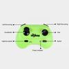 RC Airplane with LED Light Model Aircrafts EPP Foam Fighter Rechargeable Anti-collision Silicone Heads Gliding Airplane