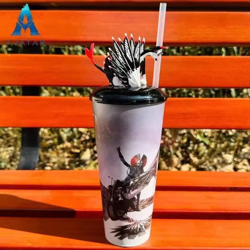

In Stock Genuine Avatar 3: Fire And Ashes Peripheral Water Cup Ikaran Pterosaur Nightmare Doll Cup (No Straw Cup) Popcorn Bucket Genuine
