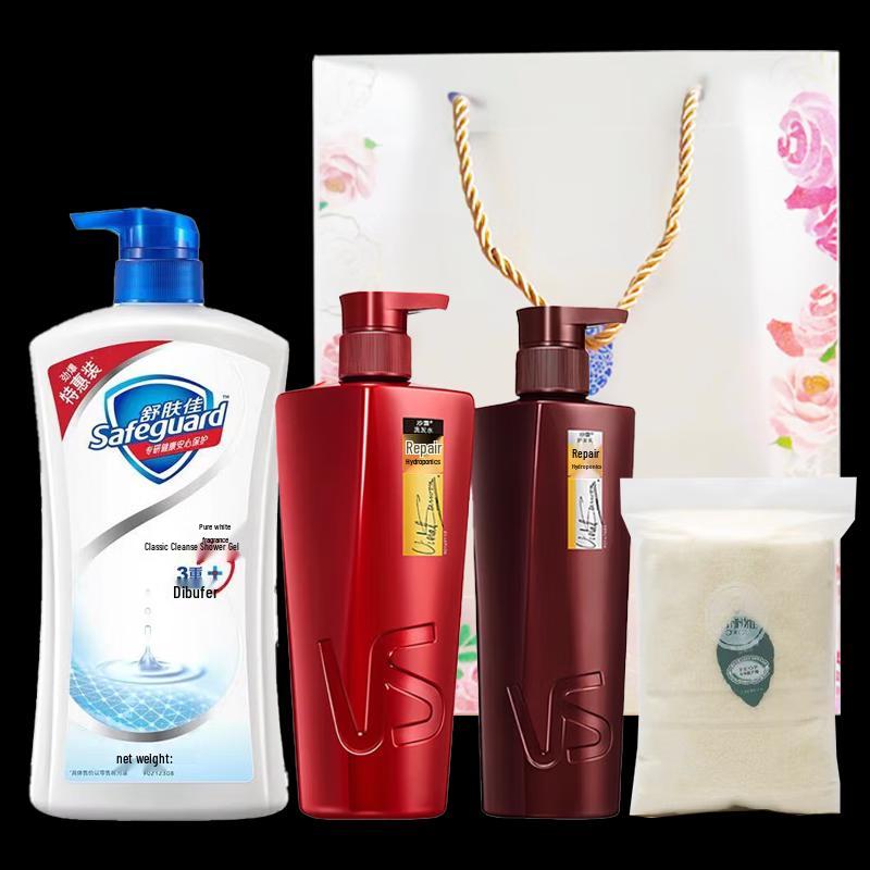 

VS Repair and Nourish Hair Care Set with Shower Gel & Towel