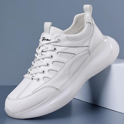 Fashion 2025 Designer Brand Thick Soled Men's Outdoor Hiking Shoes Simple White Oxford Shoes Men's Trendy New Sports Leisure Shoes