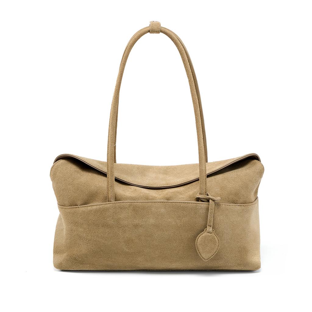 Autumn and winter matte suede pillow bag women's retro messenger bag commuter versatile underarm portable shoulder bag