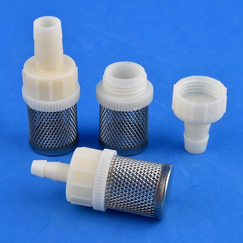 Stainless Steel Filter Mesh Cover Hose Connector Water Inlet Screen Sediment Impurity Filter Fish Tank Water Pump Hose Fitting