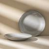 Simple Wind Vertical Bone Plate Ceramic Plate Household Creative Plate Dipping Plate Snack Plate Restaurant Tableware Dish