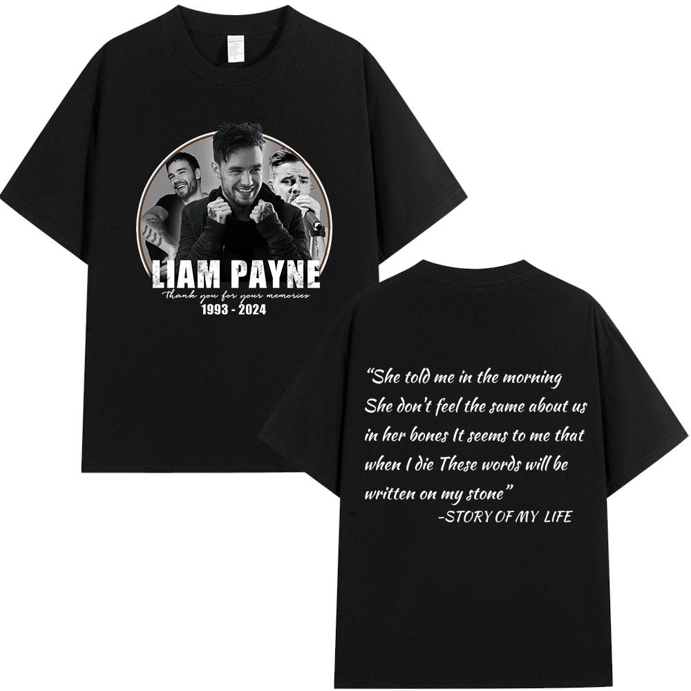 Liam Payne Choose Love T Shirts Tribute Payne Fans Gift Mens Women Clothing Short Sleeve Oversized T-shirts Hip Hop Tee Shirt