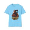 Unisex Softstyle T-Shirt Rugged Indigenous Basketball Fire Hoop Tee