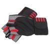 Half Finger   Cycling Protective Gloves AntiSlip Brthable   Gloves(Red )