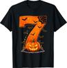 Divertida Camiseta de Disfraz de Halloween a Juego para Pareja Meme 67 Seis Siete
