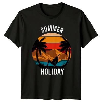 Summer Holiday Unisexs TShirt Beach Tropical Yoga Travel Birthday Gift For Her