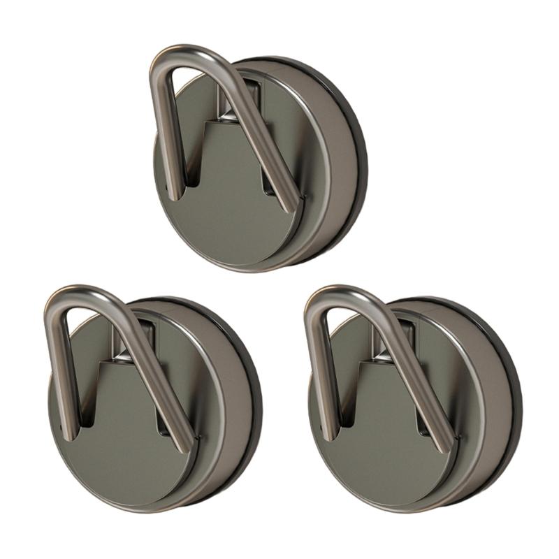 3Pieces Suction Cup Clip Portable Accessory for Secure Hanging in Bathrooms and Kitchens Clear Designs Hook Holders