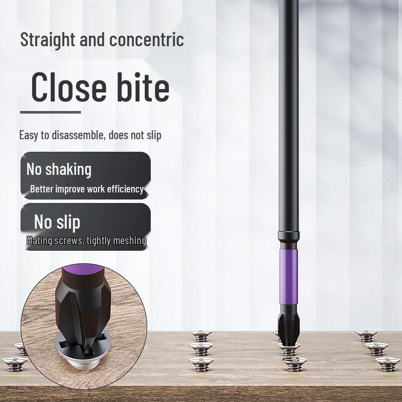 Strong Magnetic Non-Slip Tungsten Steel Phillips Bit Hex Screwdriver Set