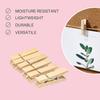 Small Clothes Pin, Mini Clothesp, 100 PCS Mini Clothes P Wooden with Storage Bag, Small Clothes P for Photos, Crafts, Hanging Clothes, Baby Shower,