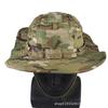 Tactical Camouflage Penny Hat Outdoor Jungle Mountaineering Fishing Fishing Hat Sun Protection Summer Shade Velcro Bucket Hat