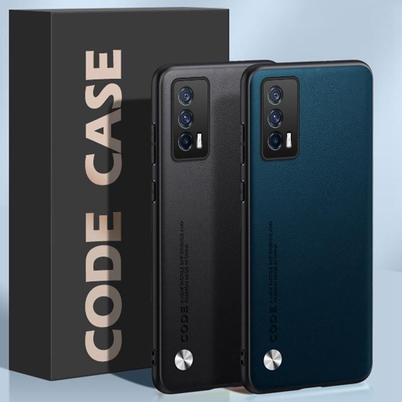 Luxury PU Leather Case For Vivo iQOO Neo 5 Back Cover Matte Silicone Shockproof Full Protection Phone Case For Vivo iQOO Neo5