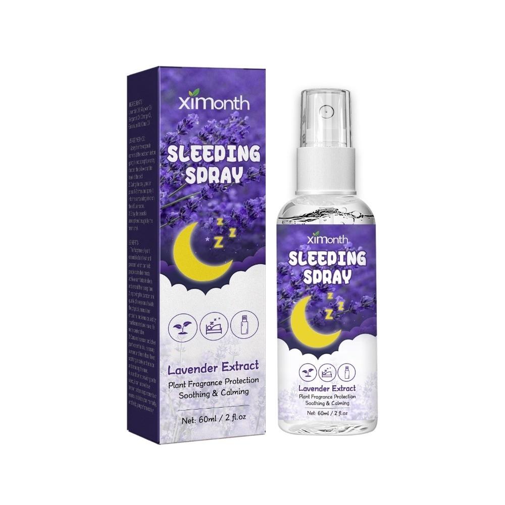 

Stress Relieve Essential Lavender 60ML Improve Sleeping Spray Help Sleep Sleep Aid Oil Household 60ml