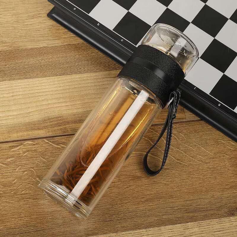 

OLOEY 400ml High Borosilicate Glass Teacup Set with Filter