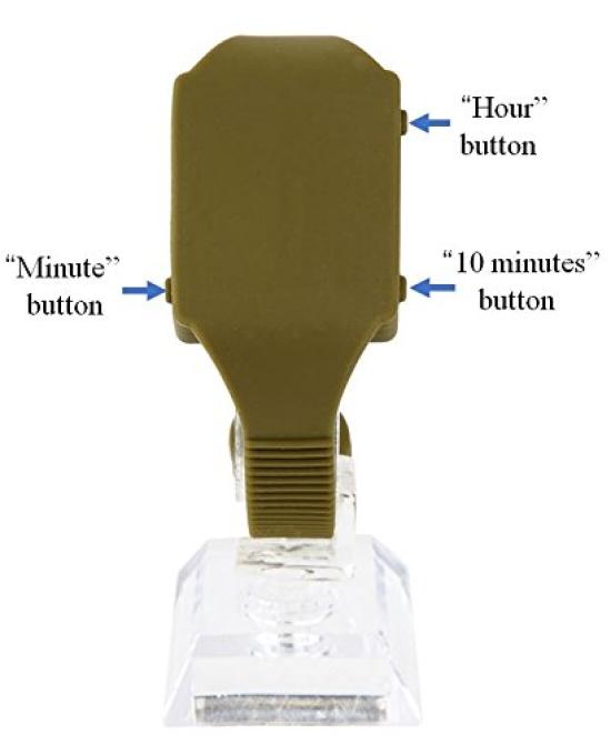Wristwatch Tactile Watch Olive A Completely New Type of Watch That Tells the Time by Touch Without Display or [Tac Touch] "Tac Touch" TT-B-OG Color