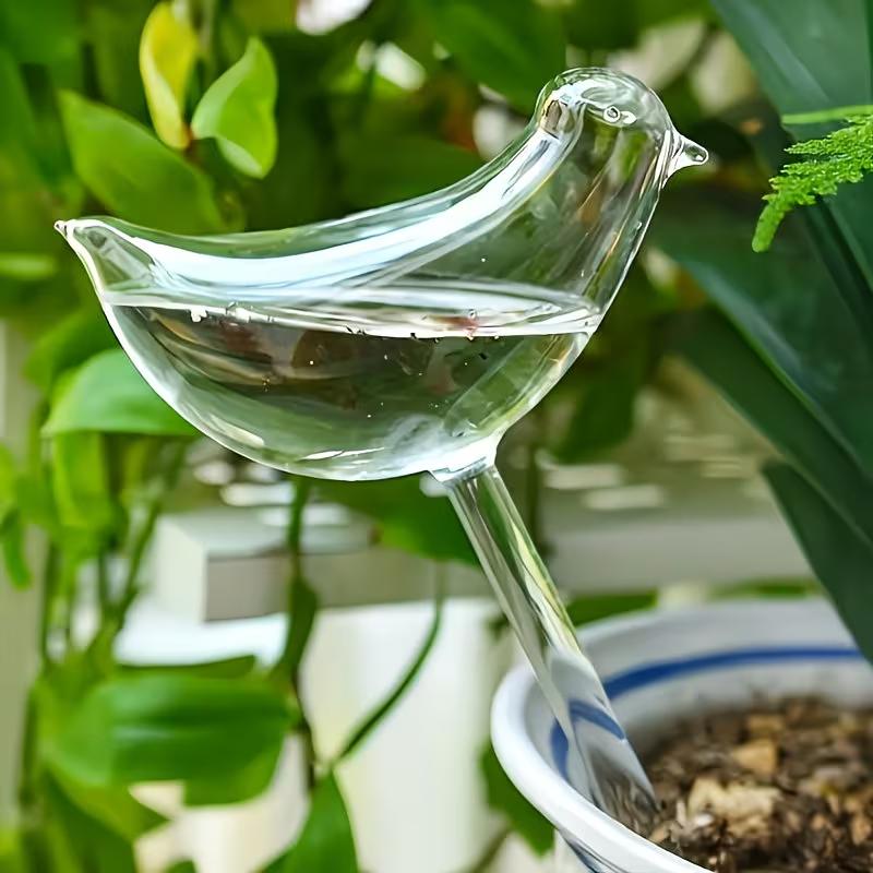 Imitation Glass Plastic Bird Automatic Water Dispenser Lazy Water Dispenser Travel Dripping Machine Lazy Water Dispenser Circula