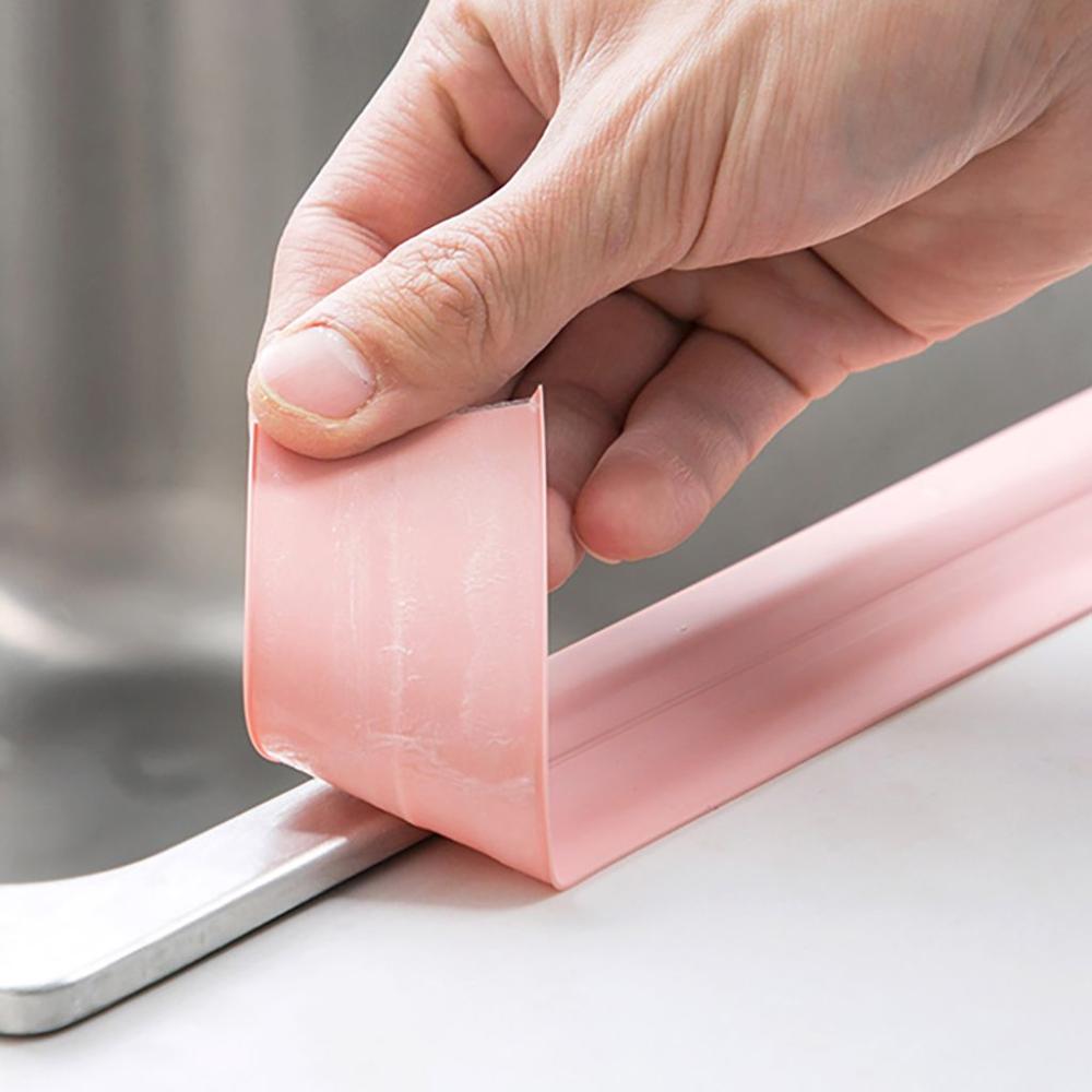 Sink Self Adhesive PVC Beautiful Seam Sealing Strip Crack Strip Wall Sticker Corner Sealant Tape