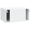 Wall Mounted TV Cabinet White 59.5 x 41 x 30 cm Particleboard