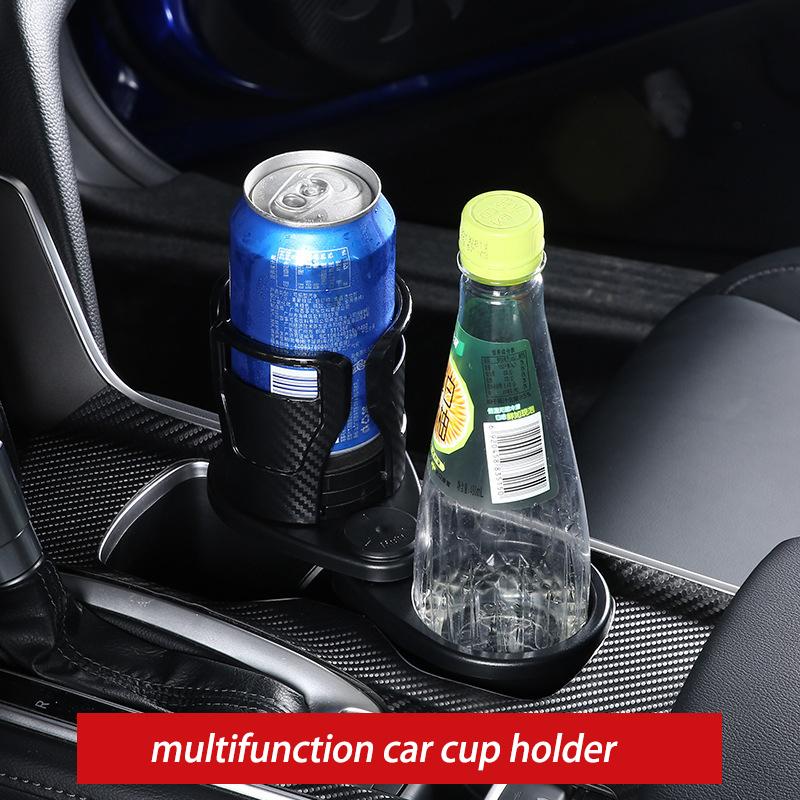 Amazon Hot Selling Multifunction Rotation Black Car Coffee Water Drink Cup Holder