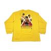 Li Ning Sports Trend Series Warm Breathable Loose Fit Long Sleeve T-Shirt Men Tops Yellow AHSRB85-3