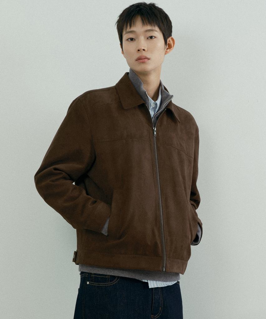 MINDBRIDGE Suede Semi-Overfit Trucker Jacket - 2 Colors