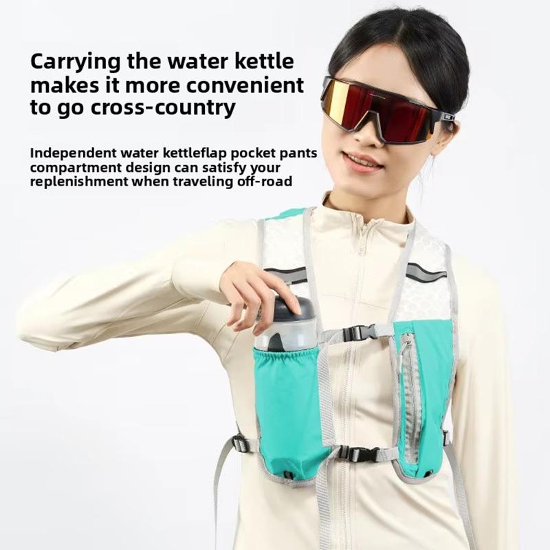 Running Hydrating Vest Backpack Ultralight Hydration Jogging Vest Men Breathable Marathon Bicycle Bag Water Bottle 500ML