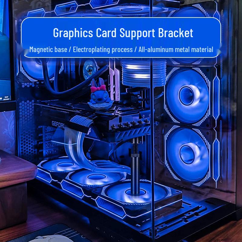 [Special Sale] Multi-size Magnetic Graphics Card Holder with Anti-Bend ARGB Support and Logo