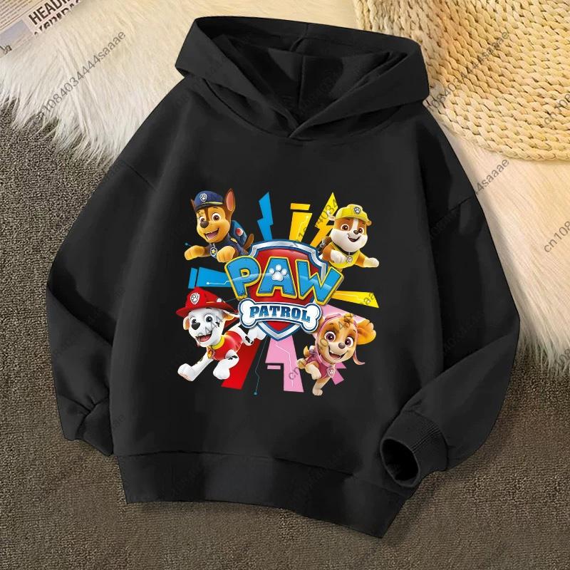 PAW Patrols Cartoon Chase Skye Kids Sweatshirt Printed Hoodie Trendy Long Sleeve Hoodies Girls Tops Clothing Boys Clothes Gifts