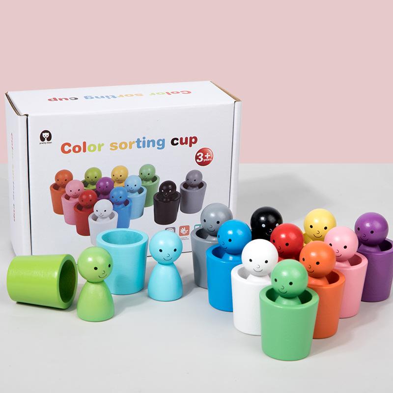 Educational Stacking & Sorting Cups for Kids – Interactive Parent-Child Activity