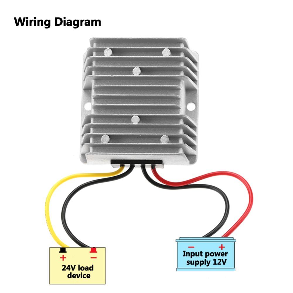 Durable 12V To 24V DC-DC Boost Converter 5A 120W Step Up Converter DC Converter Golf Cart