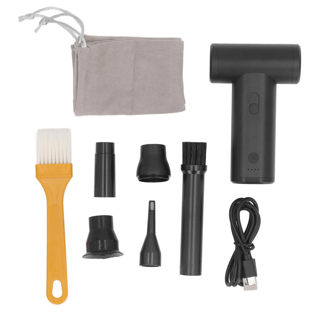 J01 Handheld Turbine Jet Fan 110000RPM High Power Bladeless Aluminium Alloy USB Jet Blower Vacuum