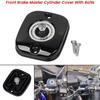 Front Brake Clutch Master Cylinder Cover With Bolt Set For Street Electra Glide Softail Dyna Touring Motorcycle