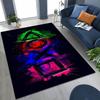 New Gamer Zone Game Controller Cartoon Playroom Rug for Bedroom Living Room Sofa Home Doormat Decor, Kid Non-slip Floor Mat