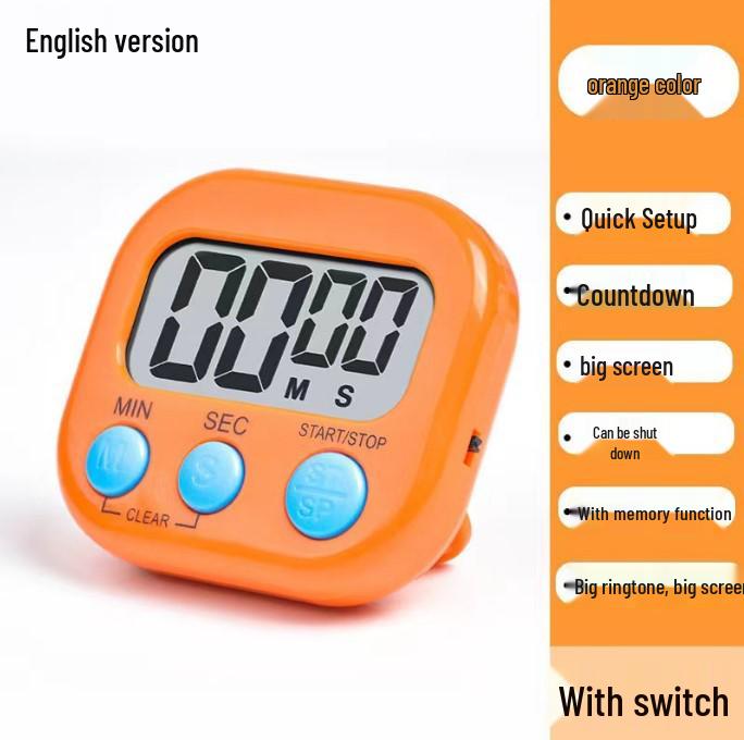 Przenośny Timer Kuchenny dla Dzieci do Zarządzania Czasem i Stoper