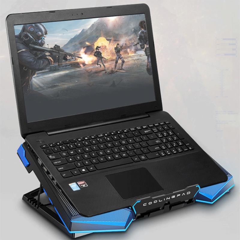 Special Radiator For Game Competition Laptop Fan Five Core Powerful Low Noise Dual USB Anti