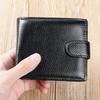 Fashionable Men's Leather Wallet With RFID Anti-theft Brush Clip Layer Cowhide Casual Multi Slot