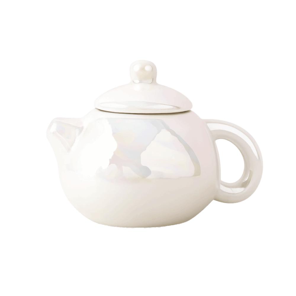 40ml Flower Porcelain Teapot Chinese Style Exquisite Mini Ceramic Teapot Ornaments Home Decoration Traditional