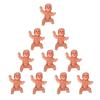 10PCS/Set Miniature Baby for Doll Figurines Micro Landscape Model for Pretend Role for Play Interactive Baby Shower Deco
