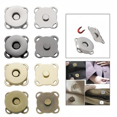 Plum Blossom Magnetic Buckle Curtain Hand Sewn Invisible Magnetic Suction Buckle Anti Light Leakage Mother and Child Button