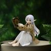 12 cm große Frieren Anime-Figur – Niedliche Actionfigur im Nachtanzug, Modellpuppe, Spielzeug für die Schreibtischsammlung, jenseits des Endes der Reise