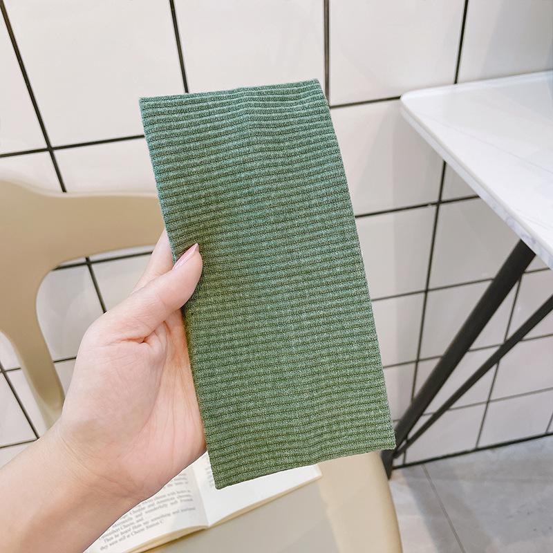 Neue Modal Stirnbänder für Damen Einfarbig Elastisches Gestricktes Haarband Laufen Radfahren Stirnband Mädchen Kopfbedeckung Haarschmuck