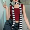 Collocation Clothing Accessories Y2K Striped Scarf Harajuku Style Shawl Long Scarves  Outdoor