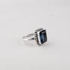 London Blue Topaz Gemstone Handmade 925 Sterling Silver Jewelry Partywear Ring For Love RR-74-12