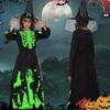 with Hat Halloween Dress Up Skeleton Carnival Party Reaper Set Luminous Witch Clothing  Performance