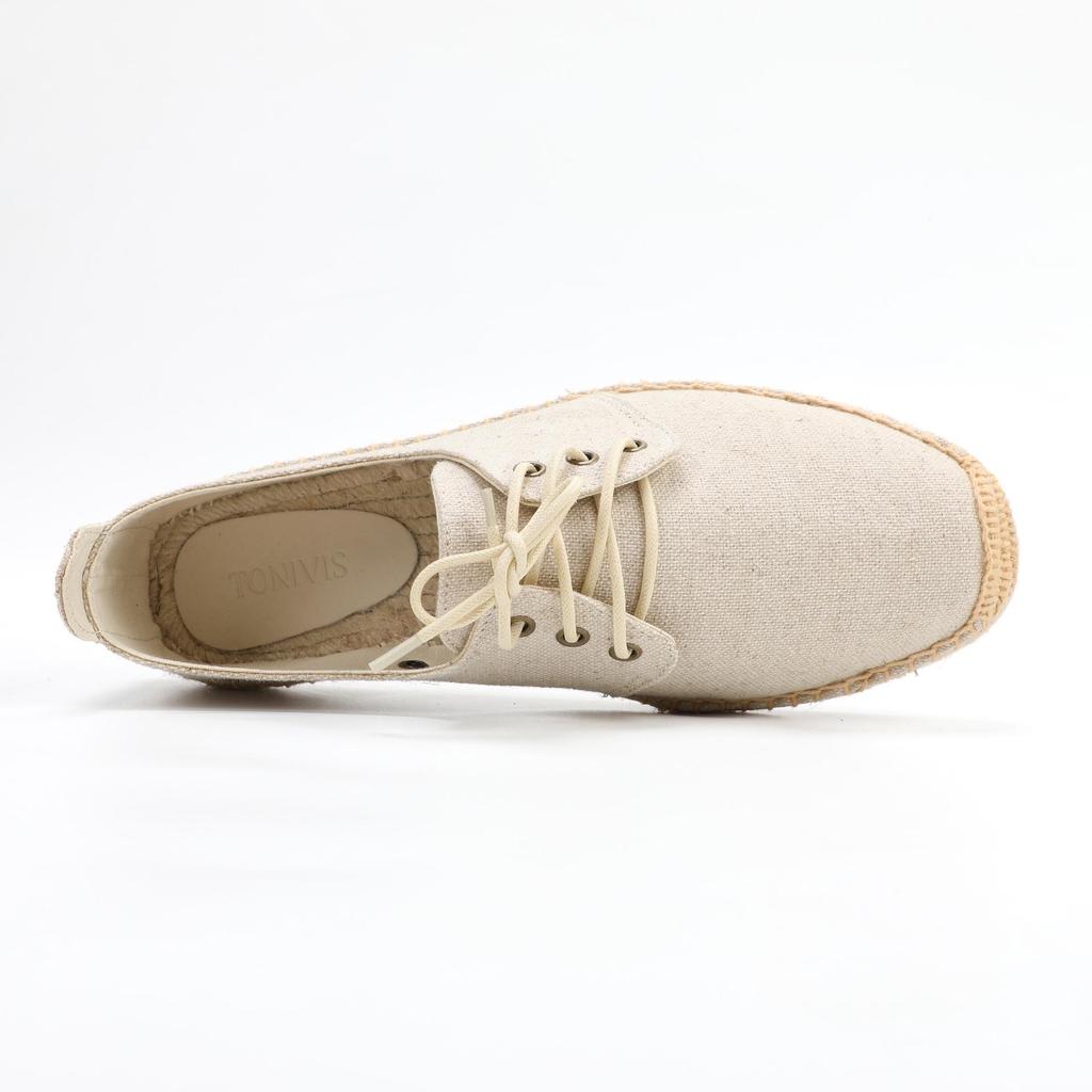 2026 Spring Men's Breathable Casual Lace-up Canvas Shoes - Trendy & Versatile