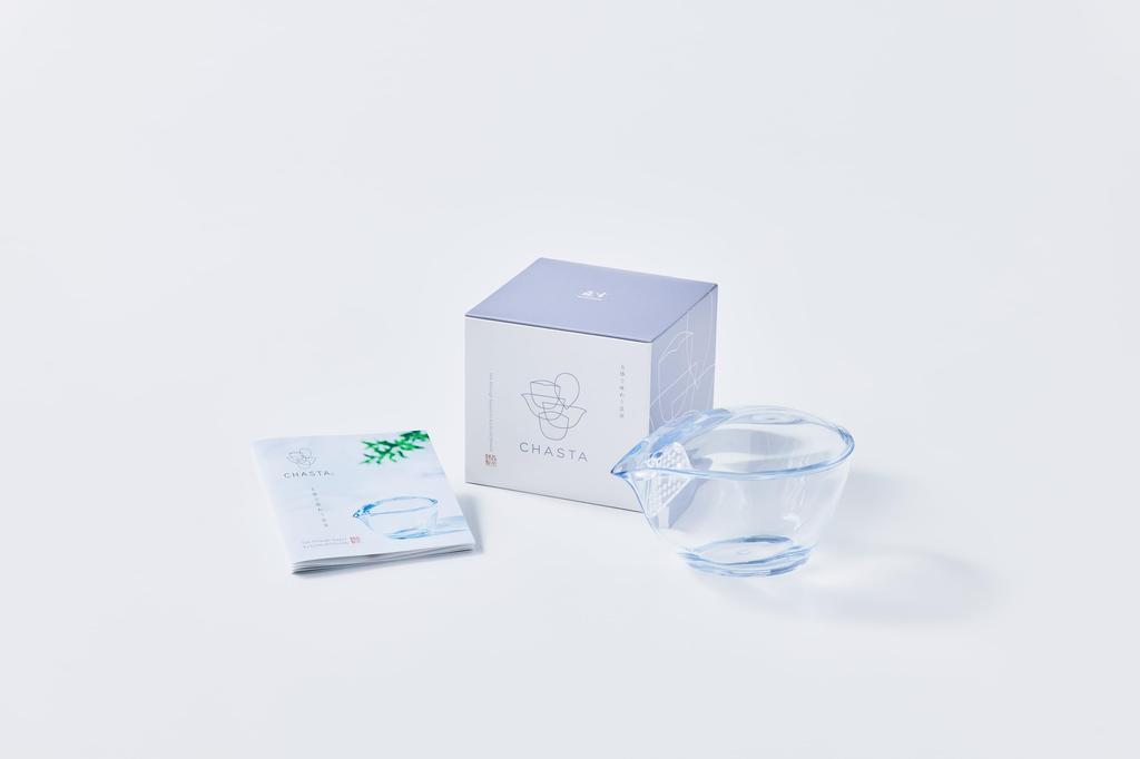 Morihan CHASTA Teapot for Five Senses, Renewed, Made of Tritan, 250ml Capacity, Transparent, Dishwasher Safe, Heat and Cold Resistant, Symmetrical