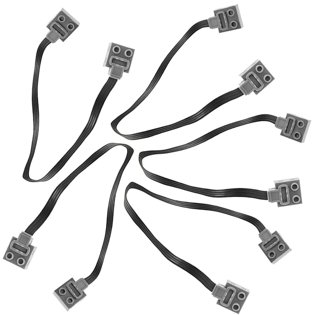 Technic Power-Functions Extension Wire (9.8 inches) 8886 (5 Piece) Compatible with Lego-Motor MOC Technic-Parts